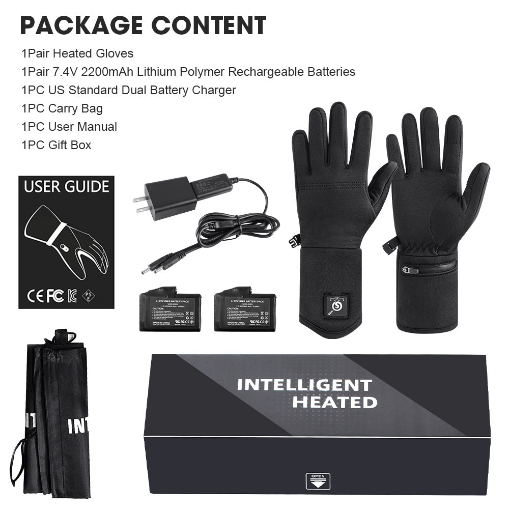 Heated Winter Gloves - rechargeable