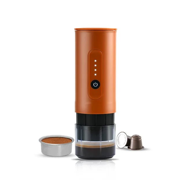 portable outdoor Italian handheld coffee machine - rechargeable