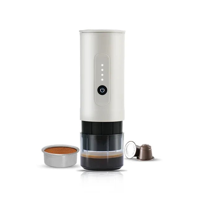portable outdoor Italian handheld coffee machine - rechargeable