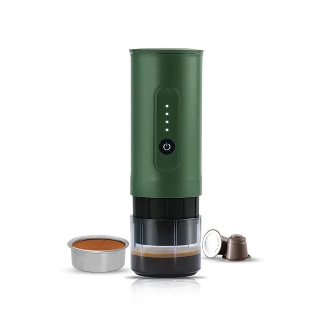 portable outdoor Italian handheld coffee machine - rechargeable