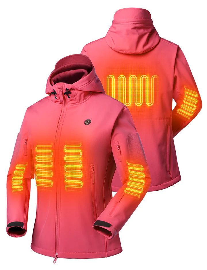 Soft Shell Heating Hood Jacket
