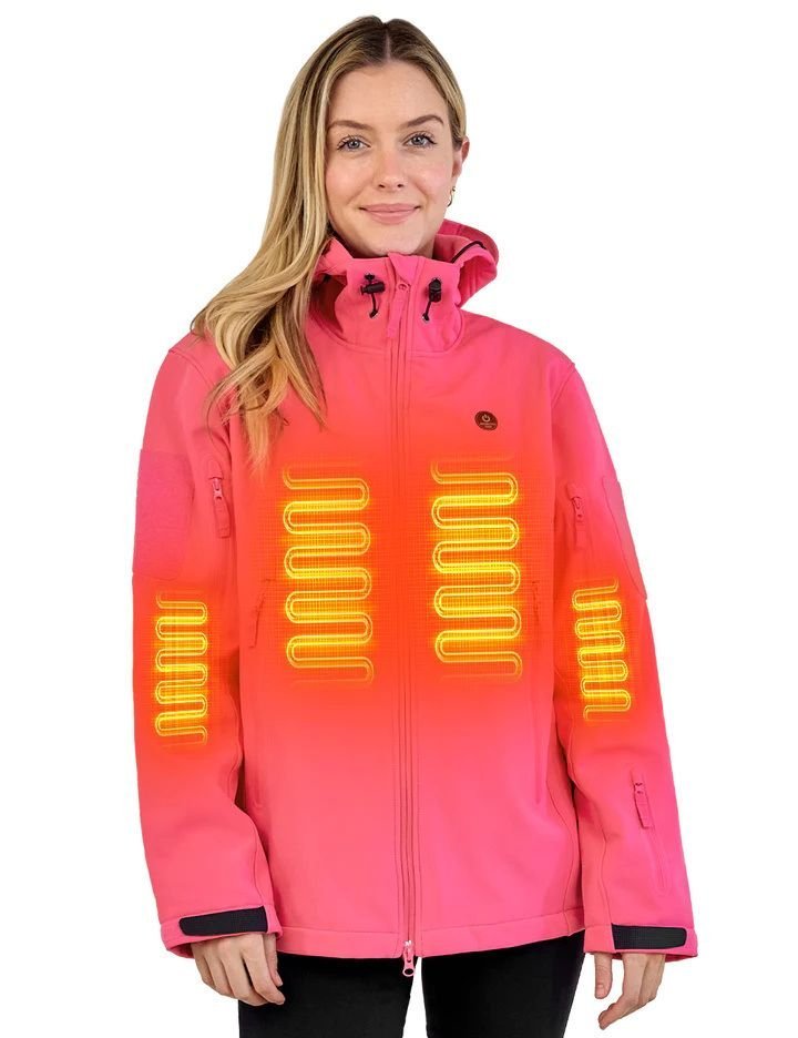 Soft Shell Heating Hood Jacket