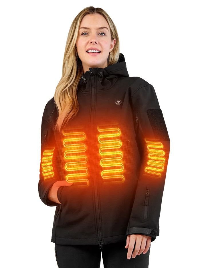 Soft Shell Heating Hood Jacket
