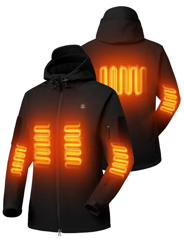 Soft Shell Heating Hood Jacket