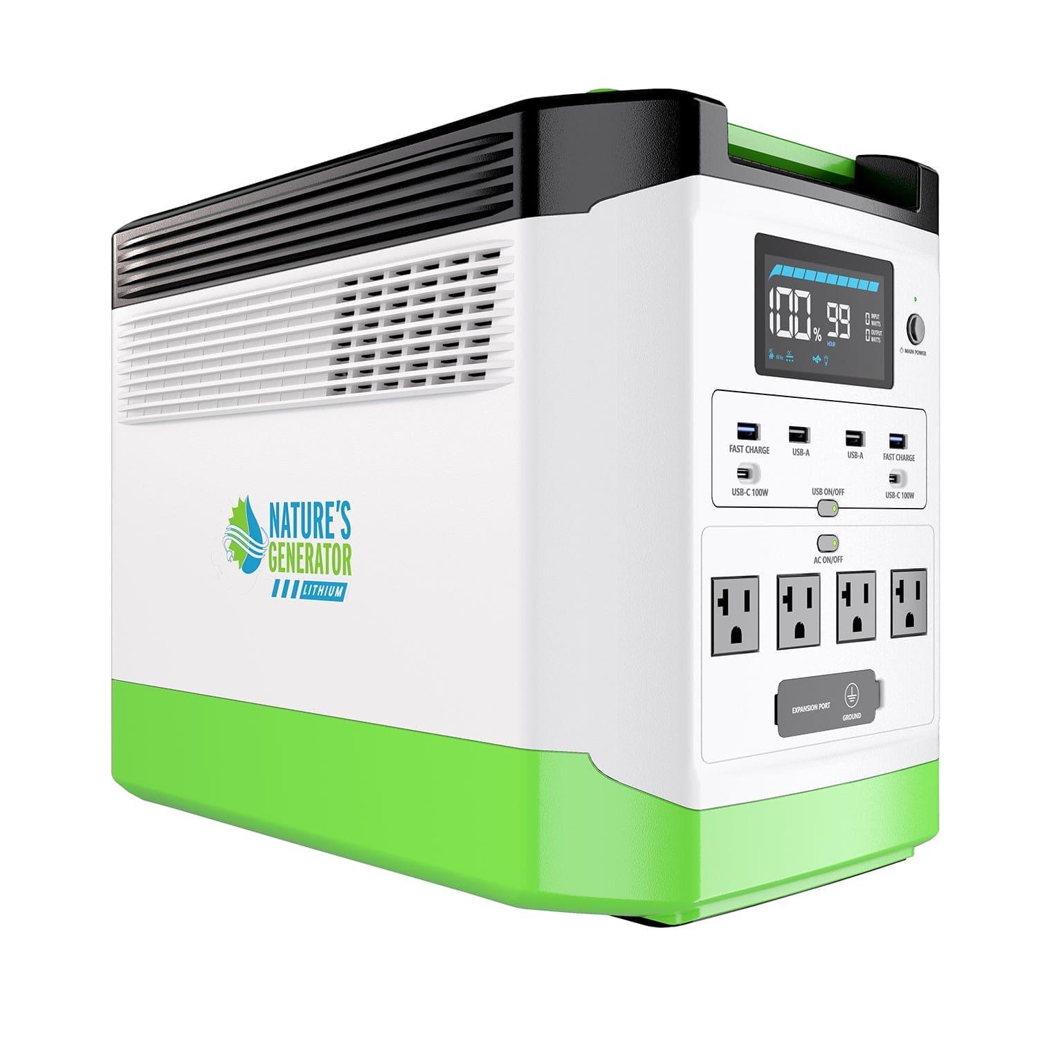 Nature's Generator Lithium 1800 Solar Generator